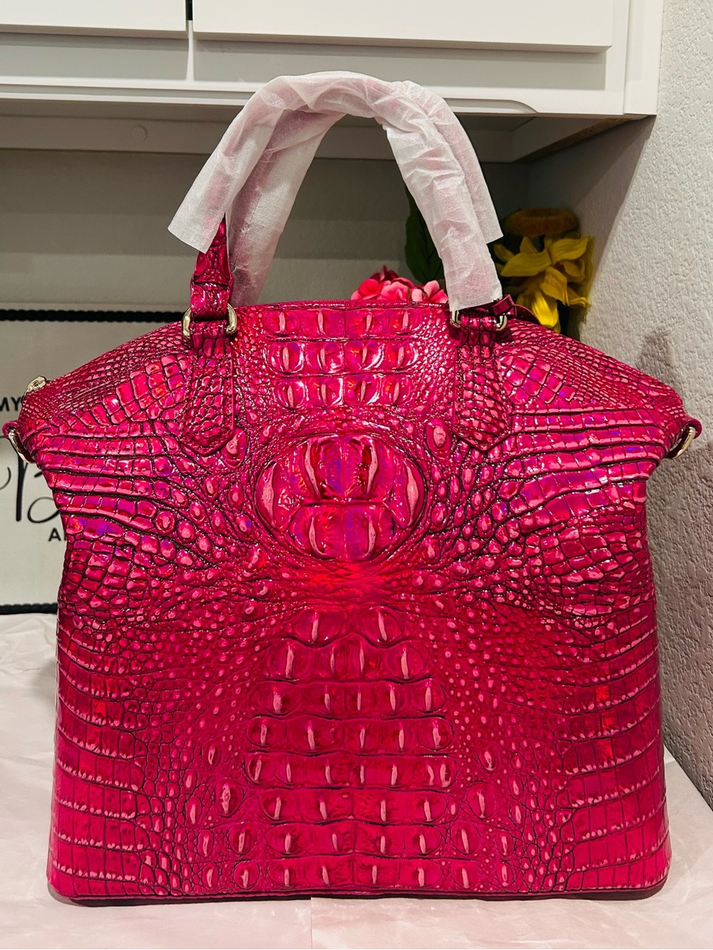 Brahmin Potion Large DUXBURY Satchel - Picture 3 of 9